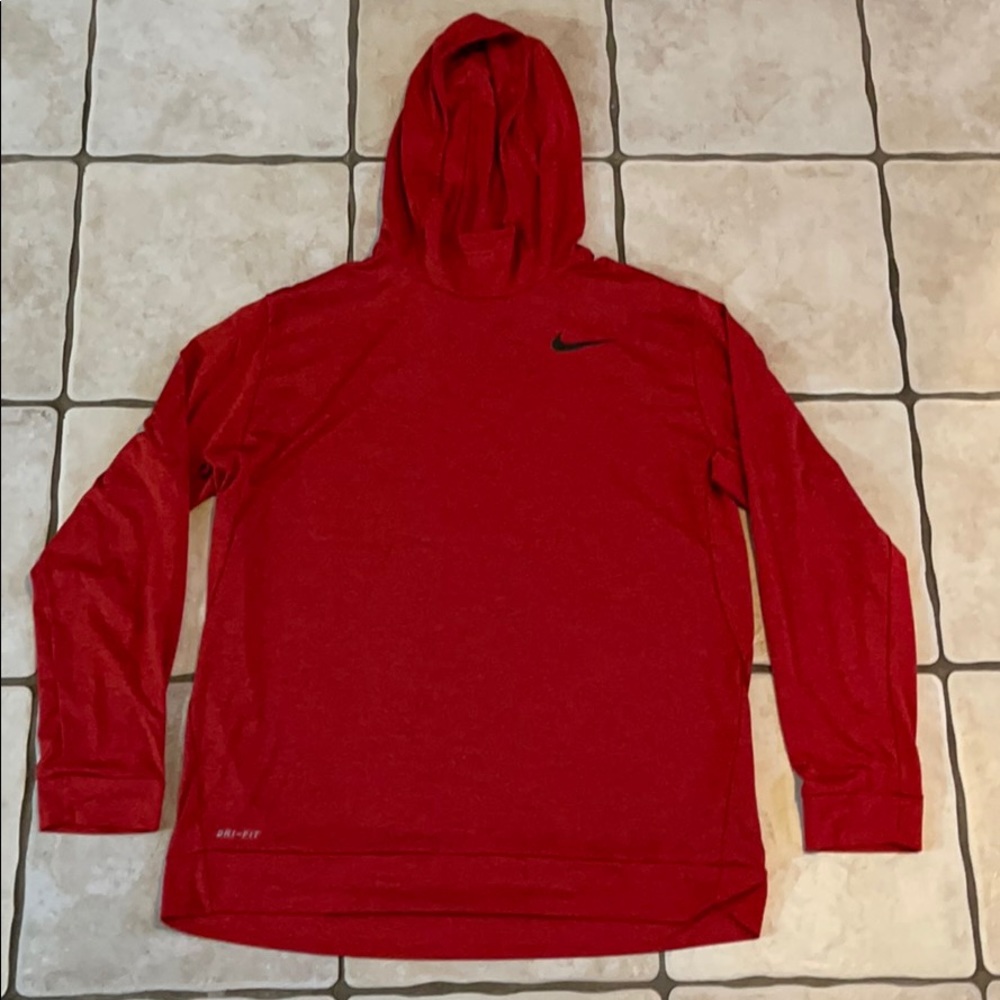 Men’s Red Nike lightweight dry fit shirt, XL
